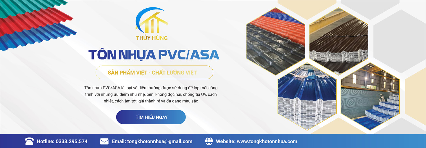 Slide tôn nhựa PVC ASA